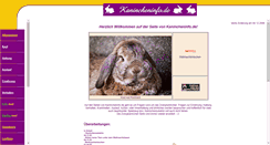 Desktop Screenshot of kanincheninfo.de