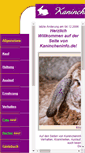 Mobile Screenshot of kanincheninfo.de
